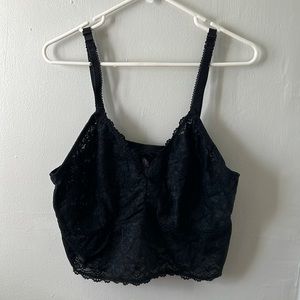 Plus size lace bralette